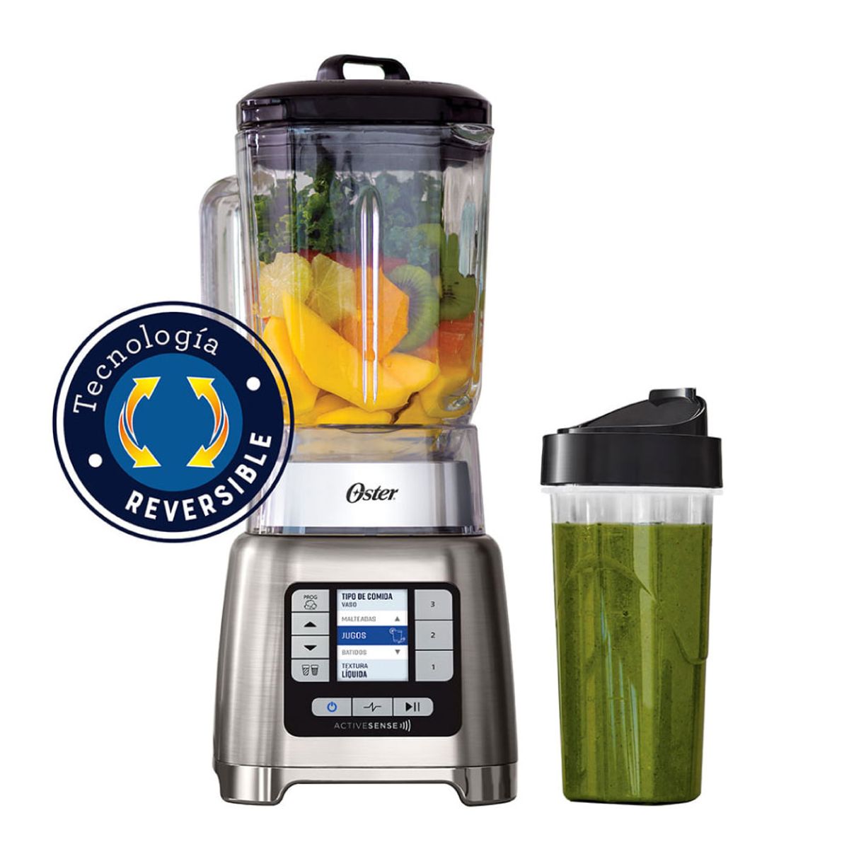 OSTER - Licuadora Oster BLSTTDGNBG 2Lts Xpert Tecnología Active Sense con Blend-N-Go
