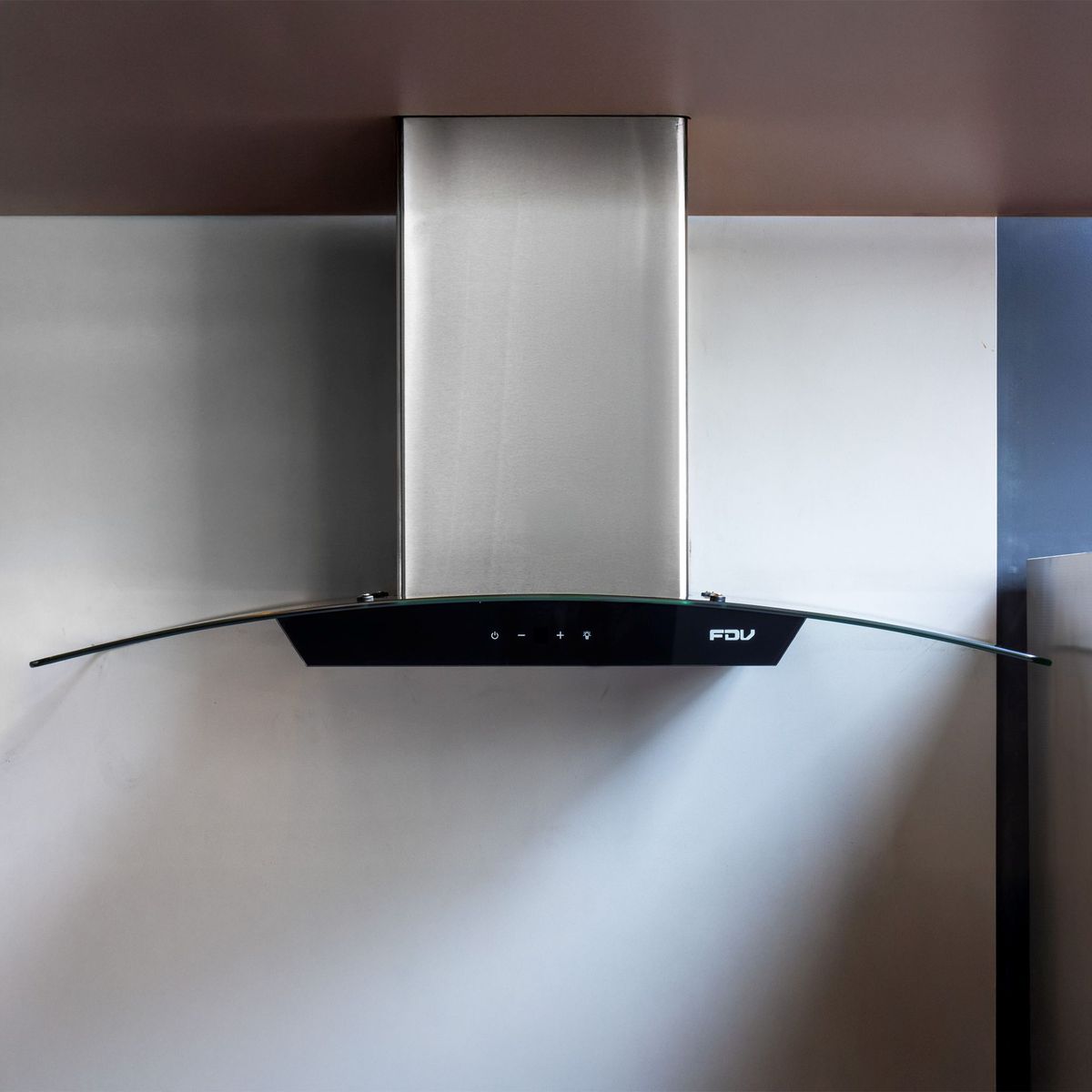 FDV - COMBO FDV CAMPANA CRYSTAL 90 + ENCIMERA CHEF GLASS 90 GLP + HORNO ONIX 70 GLP