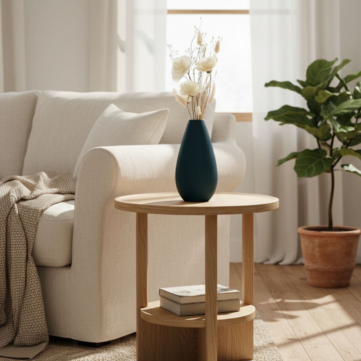 GENERICO - Florero Gaia de impresión 3D verde