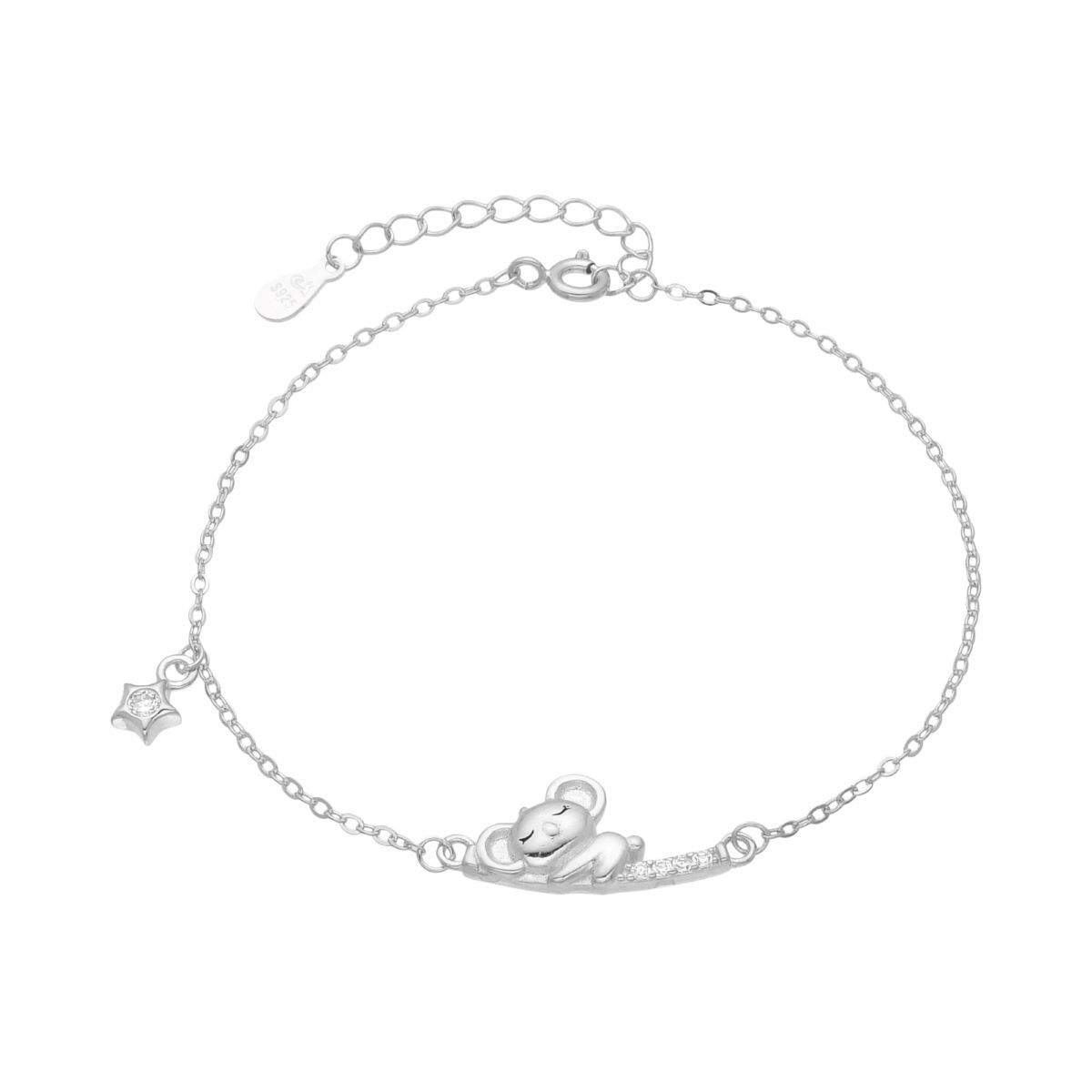 SANTORAL - Pulsera Koala Brillos - Plata