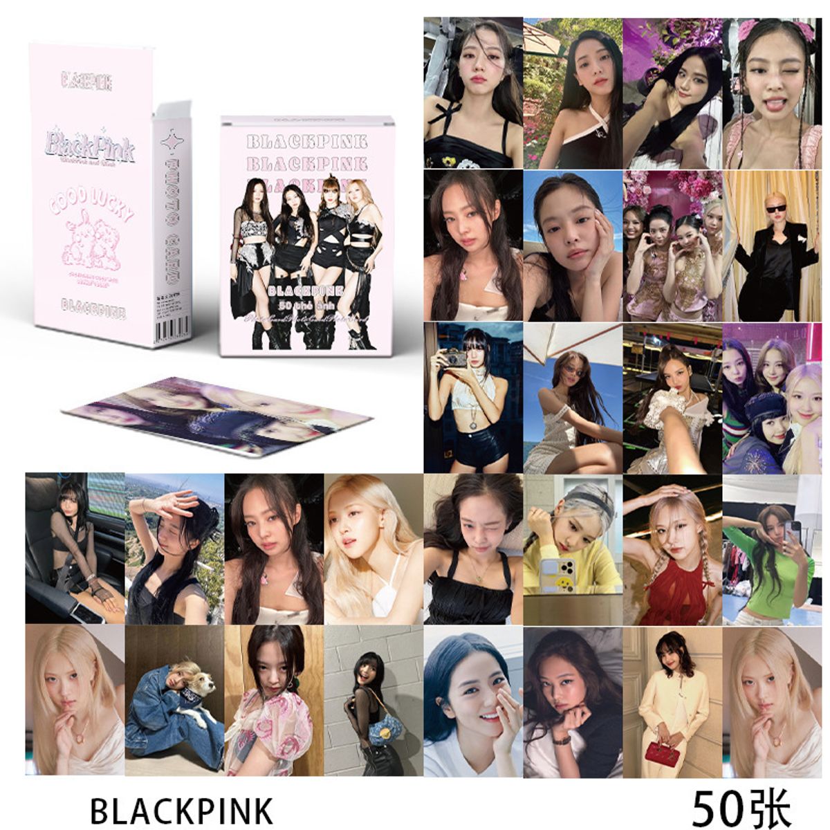 GENERICO - LOMOCARD HOLOGRAFICO BLACK PINK MODELO 7