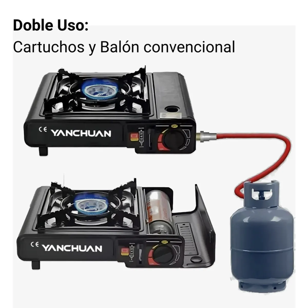 PENTHA - Estufa Portátil Con Maleta Ideal Para Viajes Y Camping