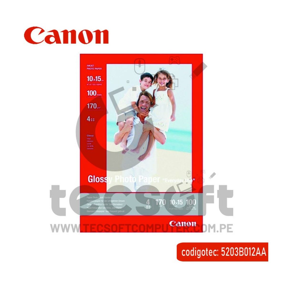 GENERICO - CARTUCHO  CANON 141 TRICOLOR MAS 10 HOJAS DE PAPEL FOTOGRAFICO