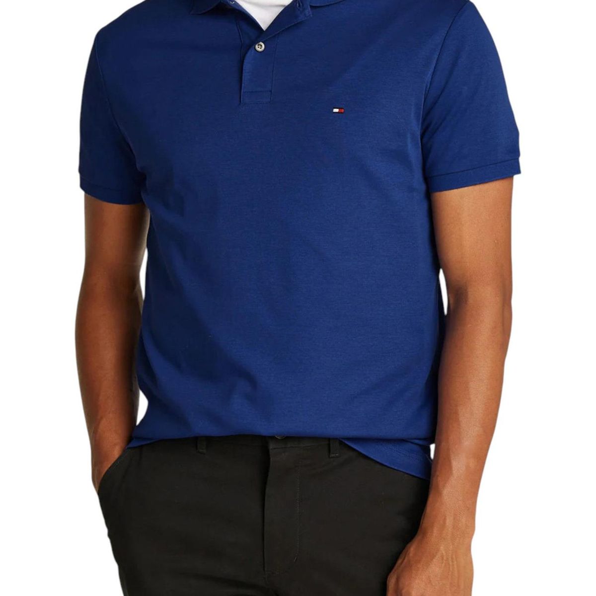 TOMMY HILFIGER - POLO LIQUID COTTON REG SEASONAL POL