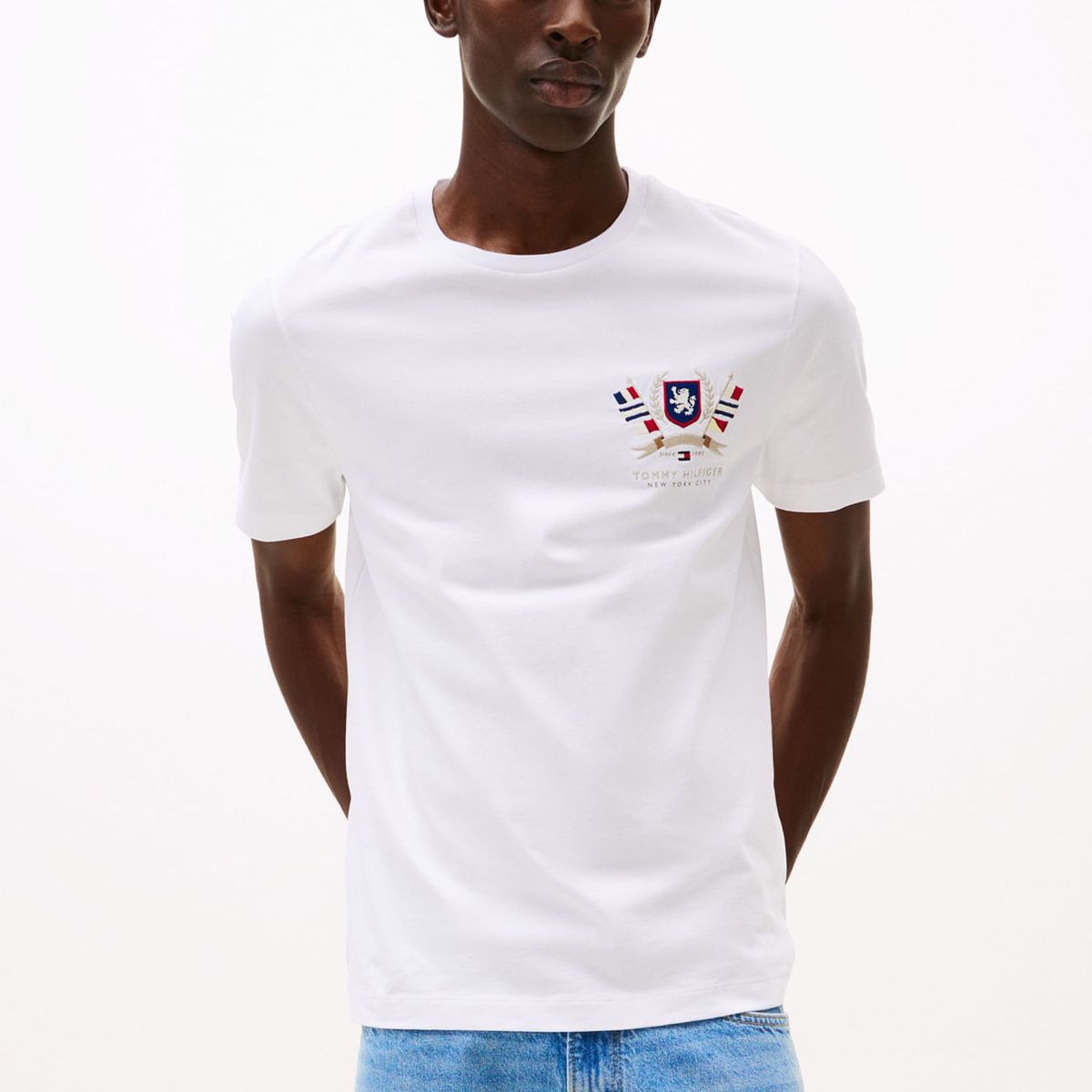 TOMMY HILFIGER - CAMISETA HILFIGER COLOUR CREST TEE