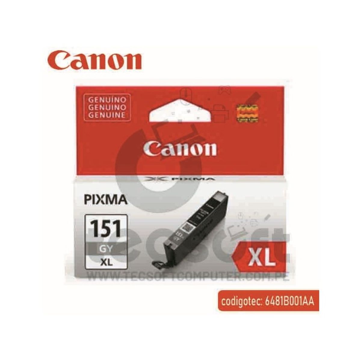 GENERICO - TINTA CANON CLI-151XL GRIS ORIGINAL