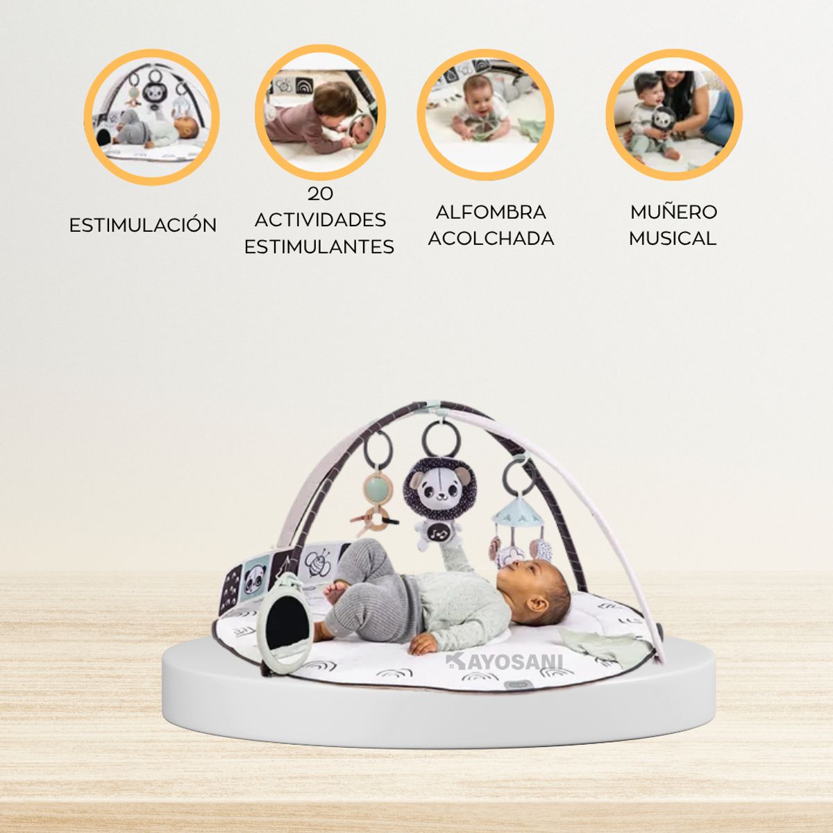 TINY LOVE - Gimnasio «TINY» Black & White