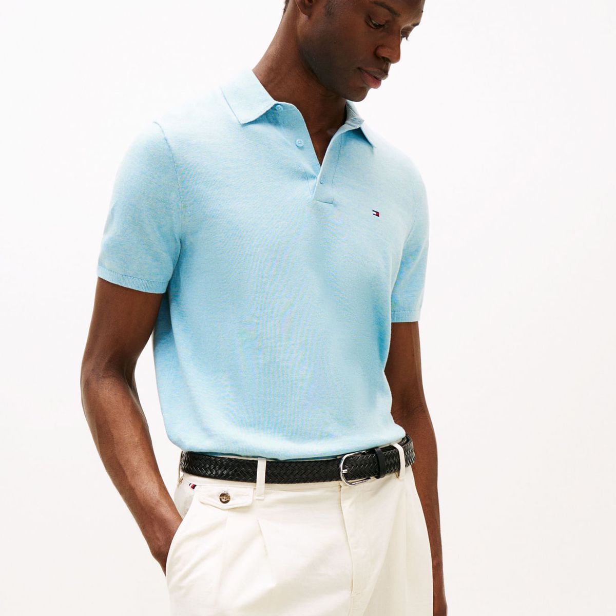 TOMMY HILFIGER - POLO ESSENTIAL COTTON KNITTED POLO TH