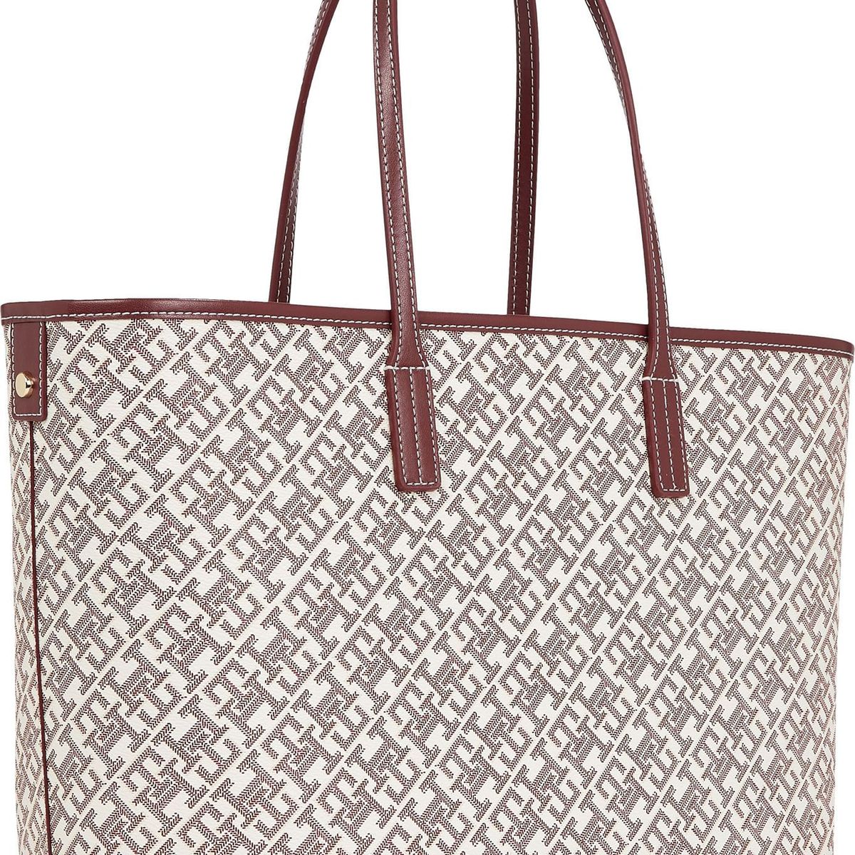 TOMMY HILFIGER - CARTERA TH MONOPLAY LEATHER TOTE