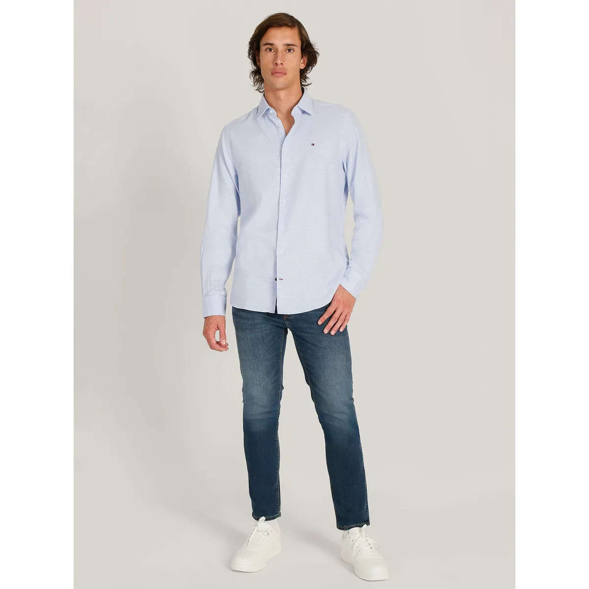 TOMMY HILFIGER - CAMISA CL - STCH TWILL FAKE SLD SHRT