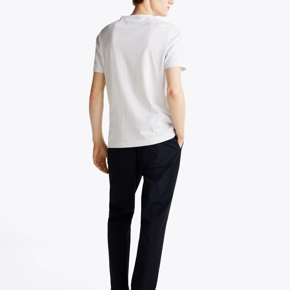 TOMMY HILFIGER - CAMISETA WCC CO LINEN STRIPE TEE TH