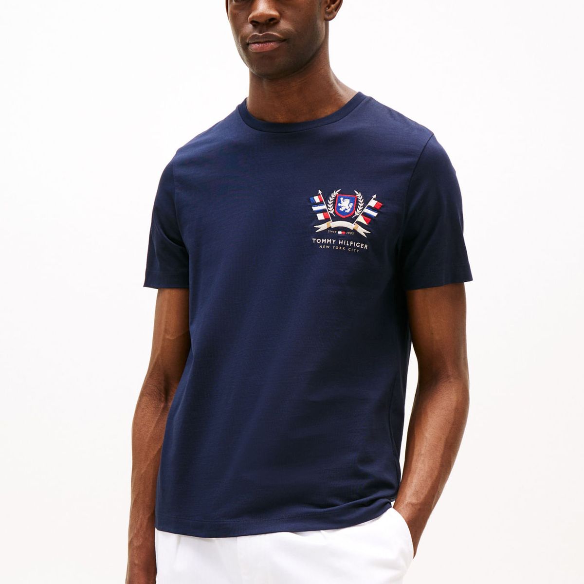 TOMMY HILFIGER - CAMISETA HILFIGER COLOUR CREST TEE
