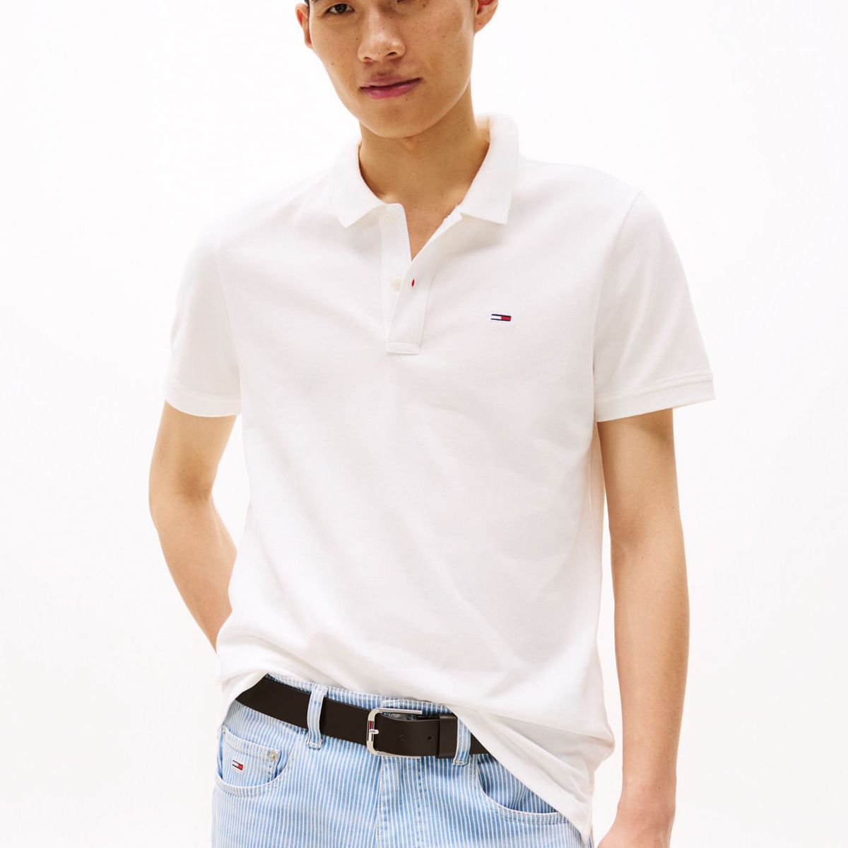 TOMMY HILFIGER - POLO TJM SLIM PLACKET POLO EXT
