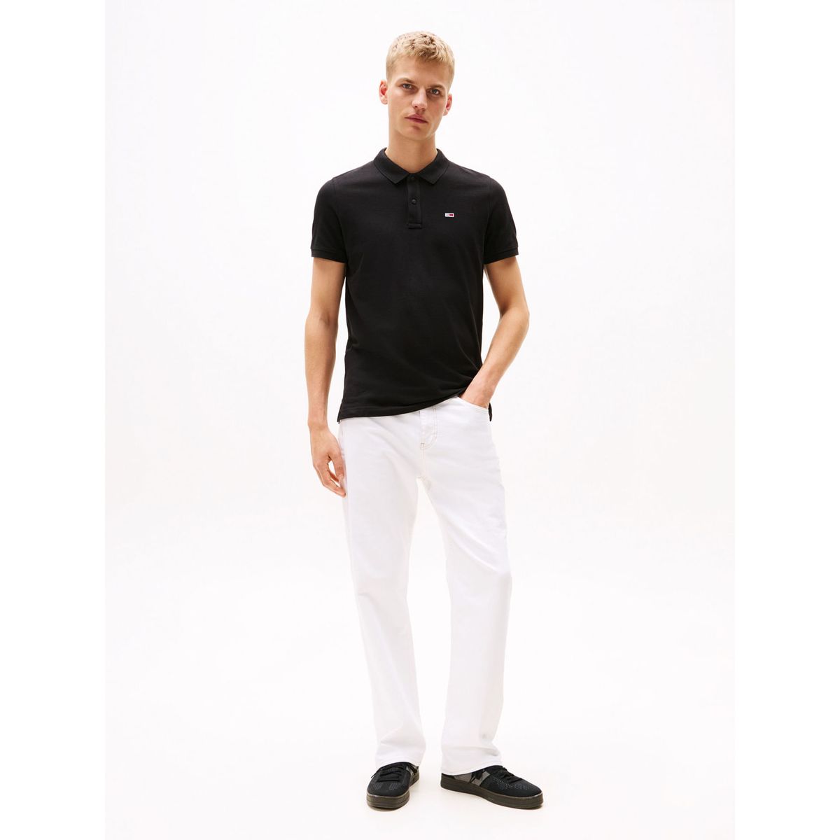 TOMMY HILFIGER - POLO TJM SLIM PLACKET POLO EXT TH