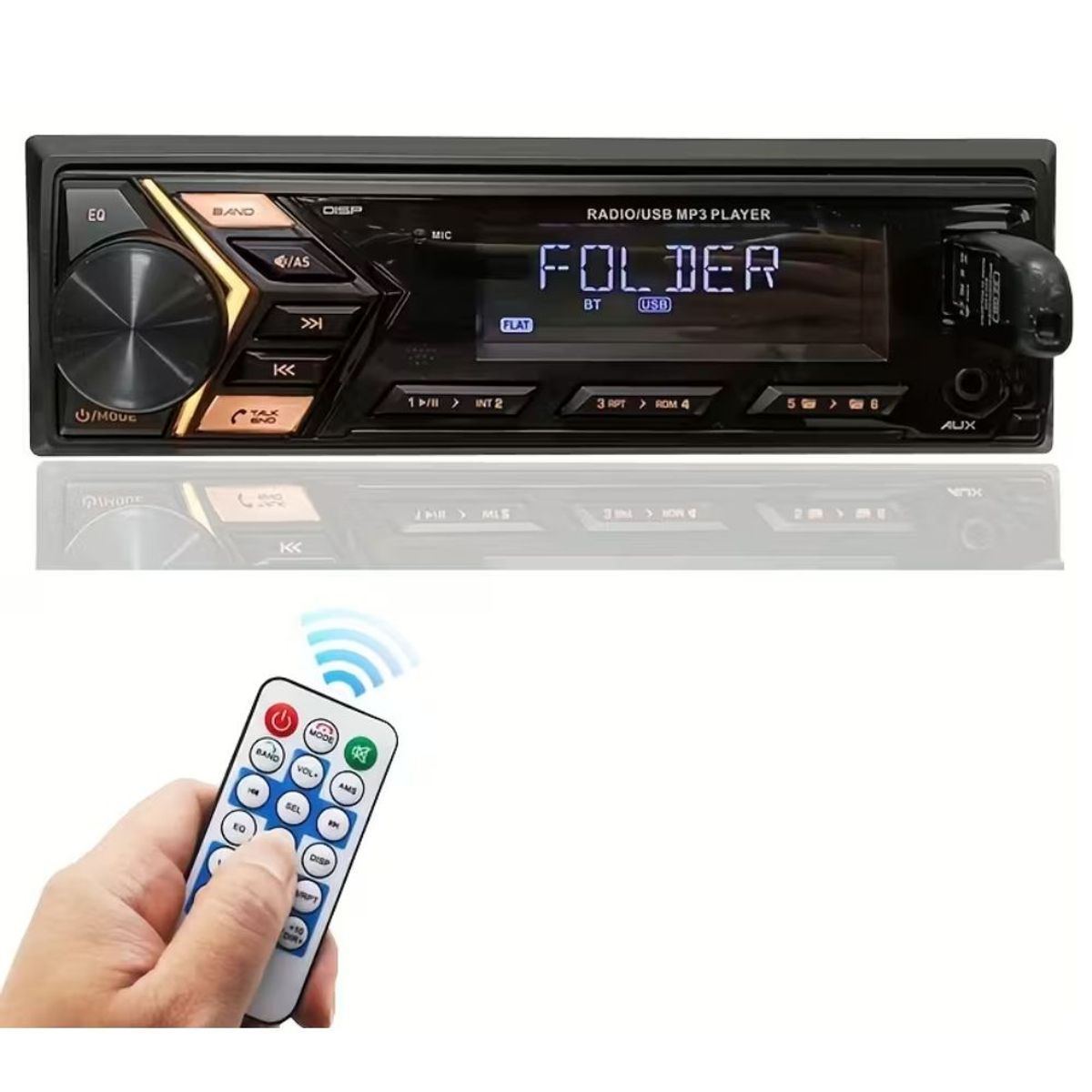 AUTORADIO BLUETOOTH CON MASCARA DESMOTABLE, marca GENERICO - Foto 2