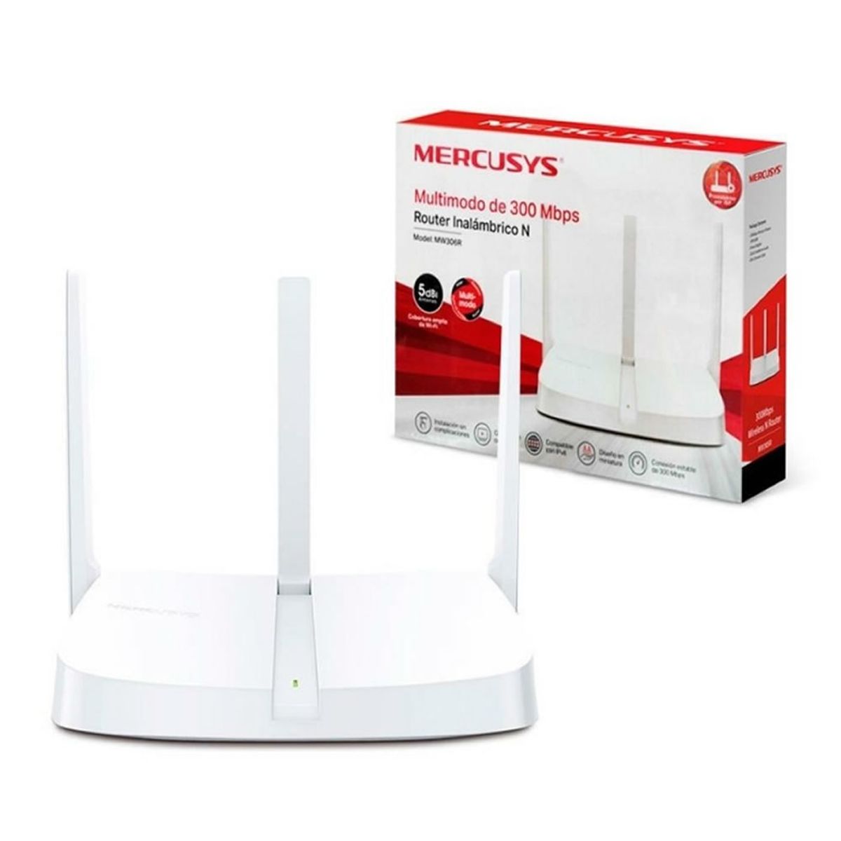 MERCUSYS - ROUTER MERCUSYS MW306R 300 MBPS MULTIMODO
