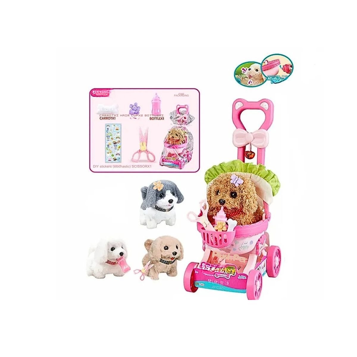 GENERICO - Carruaje Para Perrito con Sonido