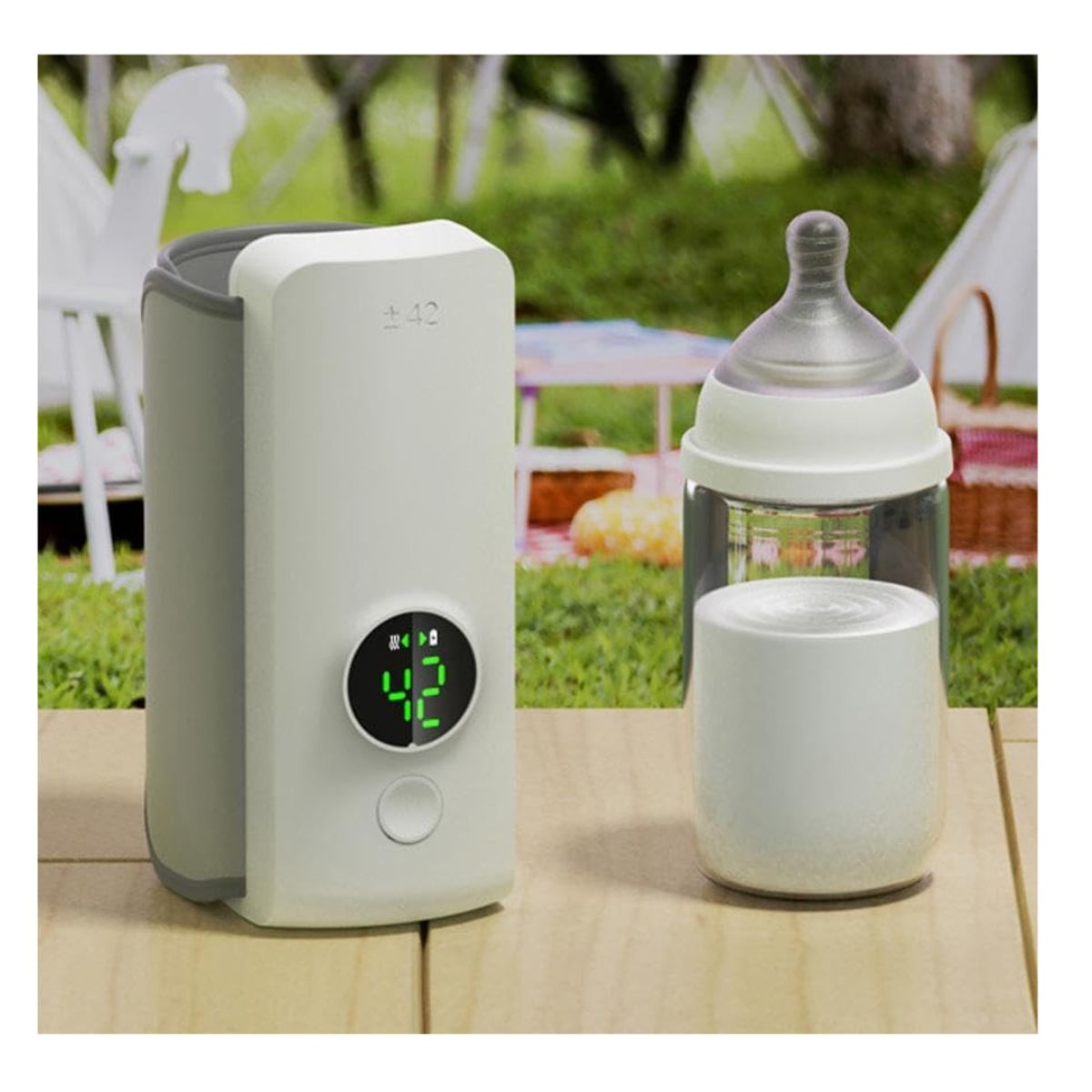 GENERICO - CALENTADOR DE BIBERON PORTÁTIL