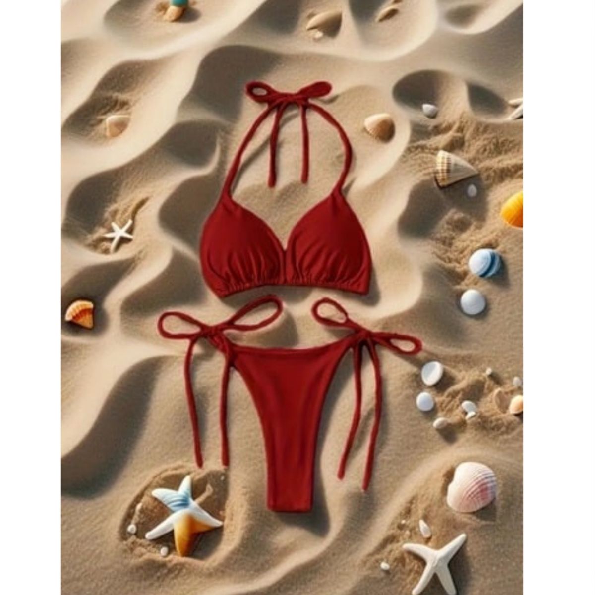 GENERICO - SEXY CONJUNTO DE BIKINI CON FORRO INTERNO Y COPA