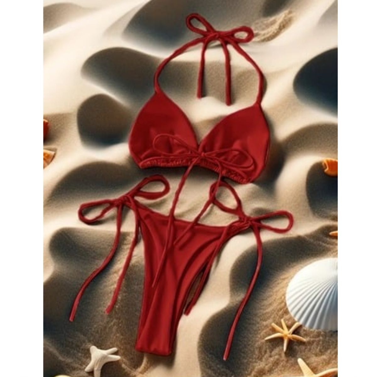 GENERICO - SEXY CONJUNTO DE BIKINI CON FORRO INTERNO Y COPA