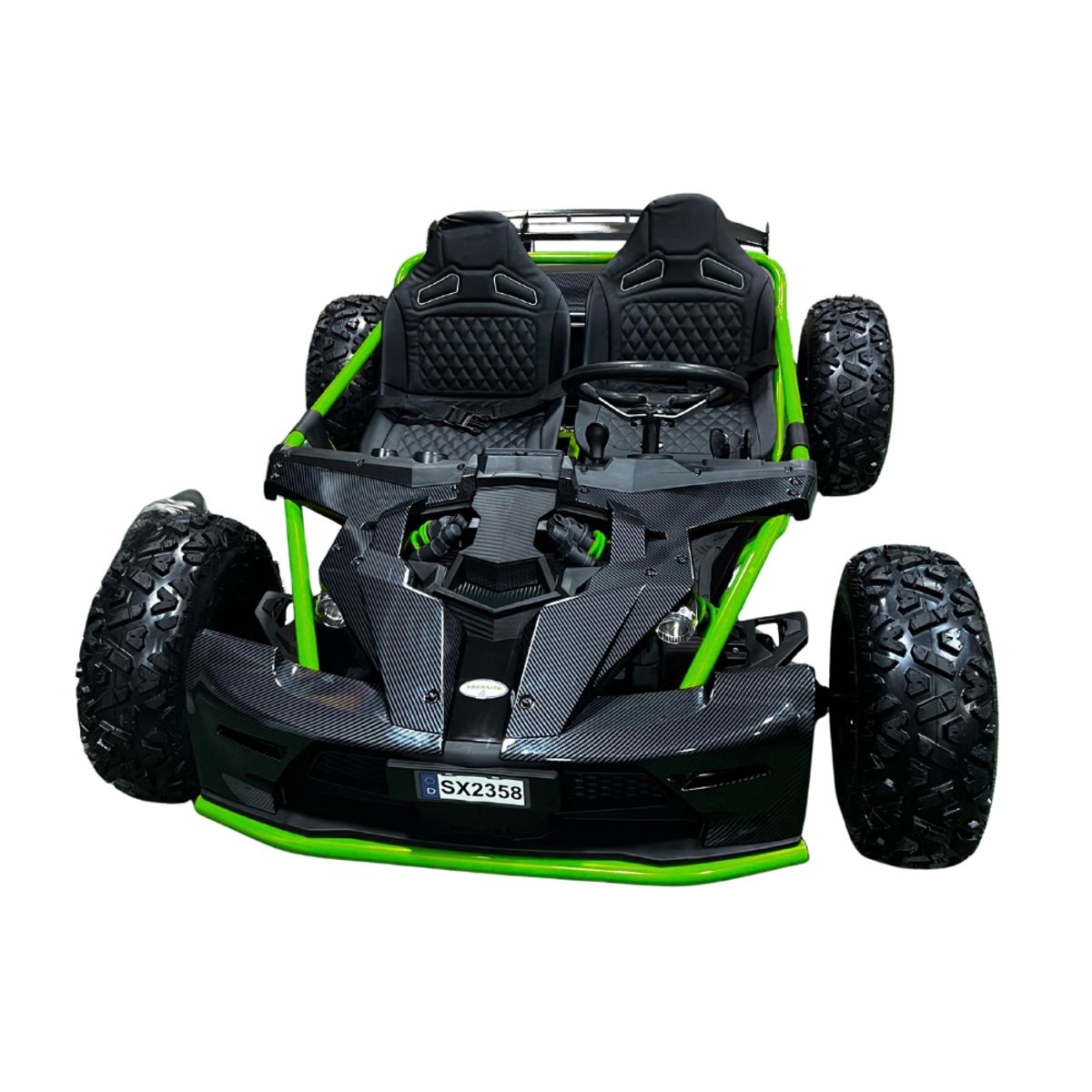 GENERICO - KART FORMULA 1 Todo terreno 48V Capacidad 180kg Adulto Con Cardan Color Verde