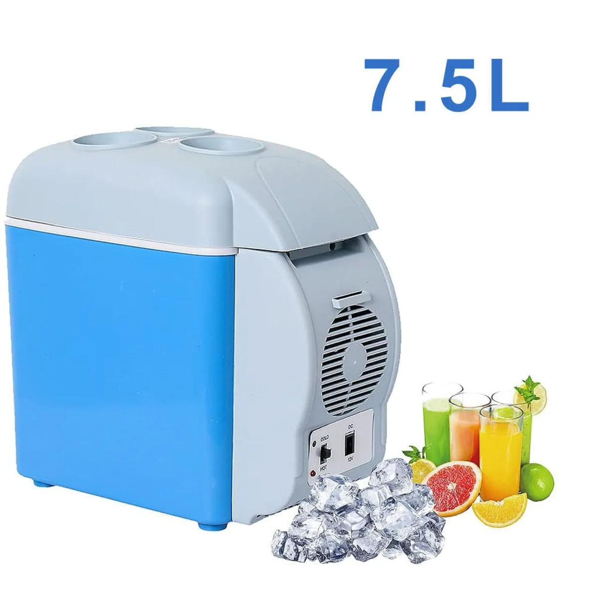 GENERICO - MINI COOLER PORTATIL PARA  AUTO 7.5L