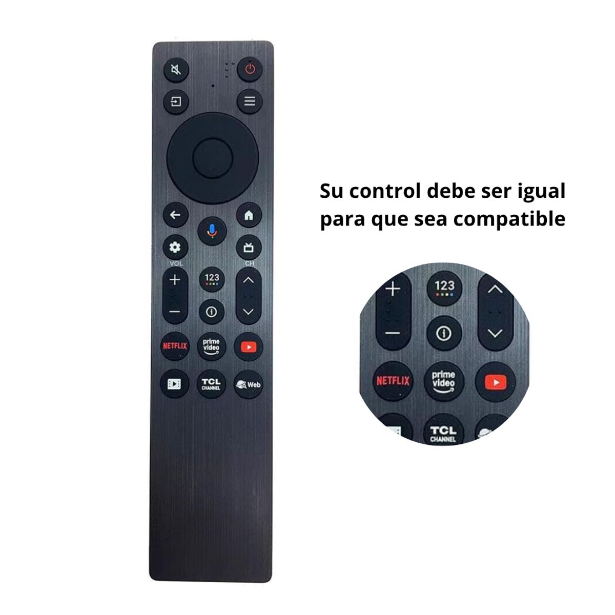 GENERICO - Control para TCL TV smart 2025
