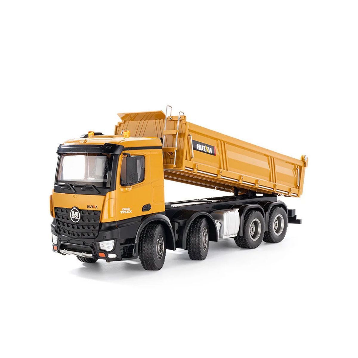 HUINA - Huina 1536 Camión Volquete 8x4 a Control Remoto Escala 1 14 con Batería Recargable