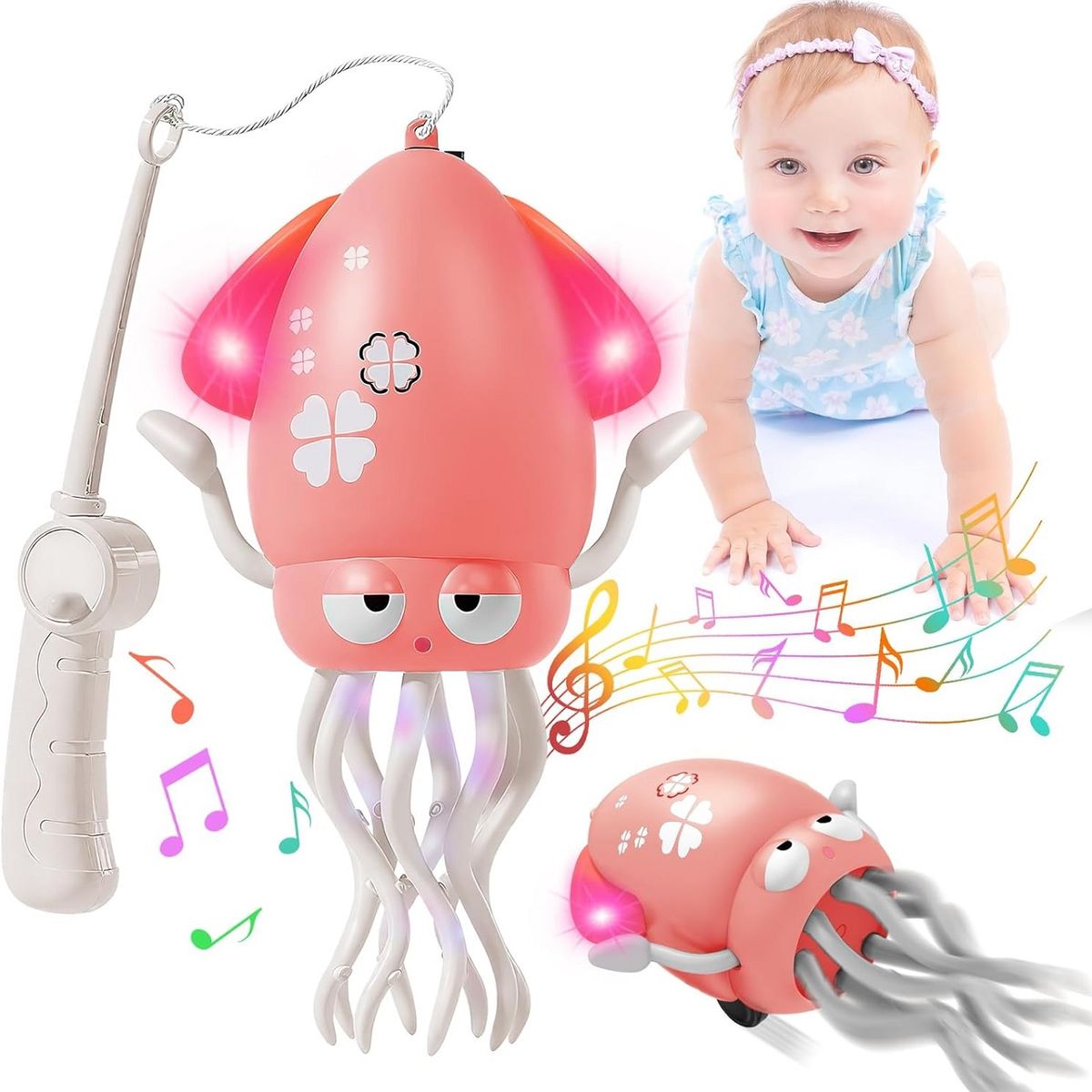 GENERICO - CALAMAR BAILARIN CON SENSOR DE MOVIMIENTO