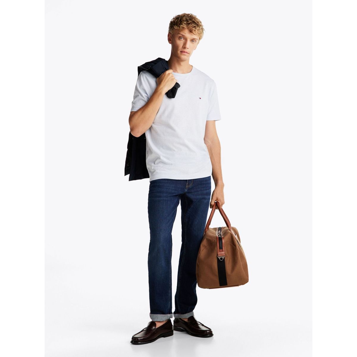 TOMMY HILFIGER - CAMISETA WCC COTTON LINEN TEE