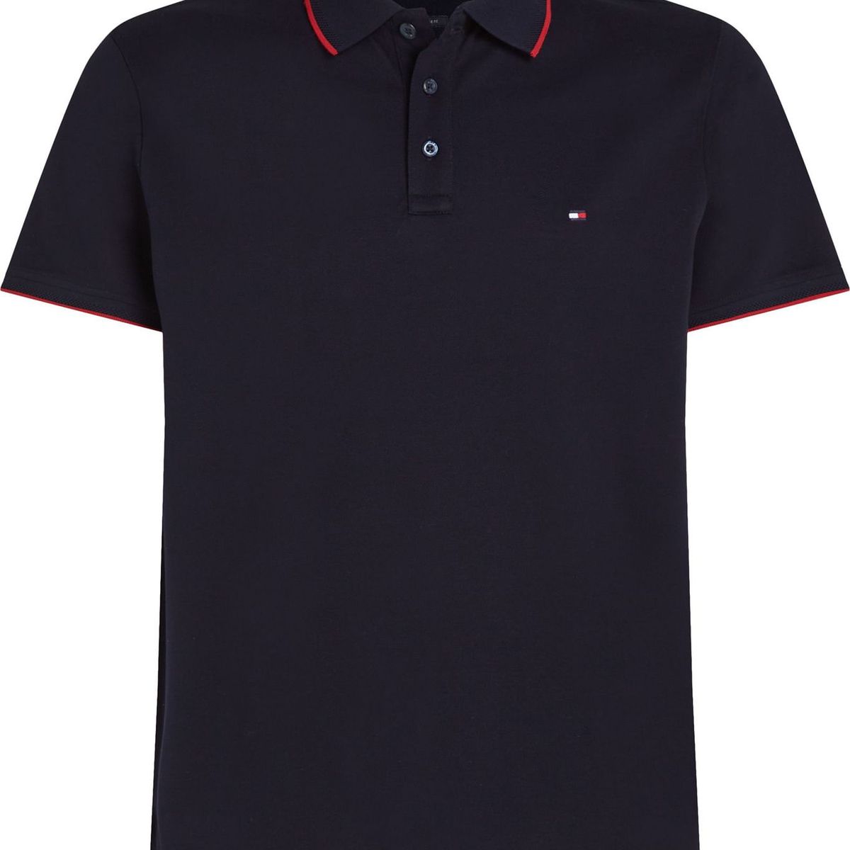 TOMMY HILFIGER - POLO ELEVATED TIPPING REG POLO TH