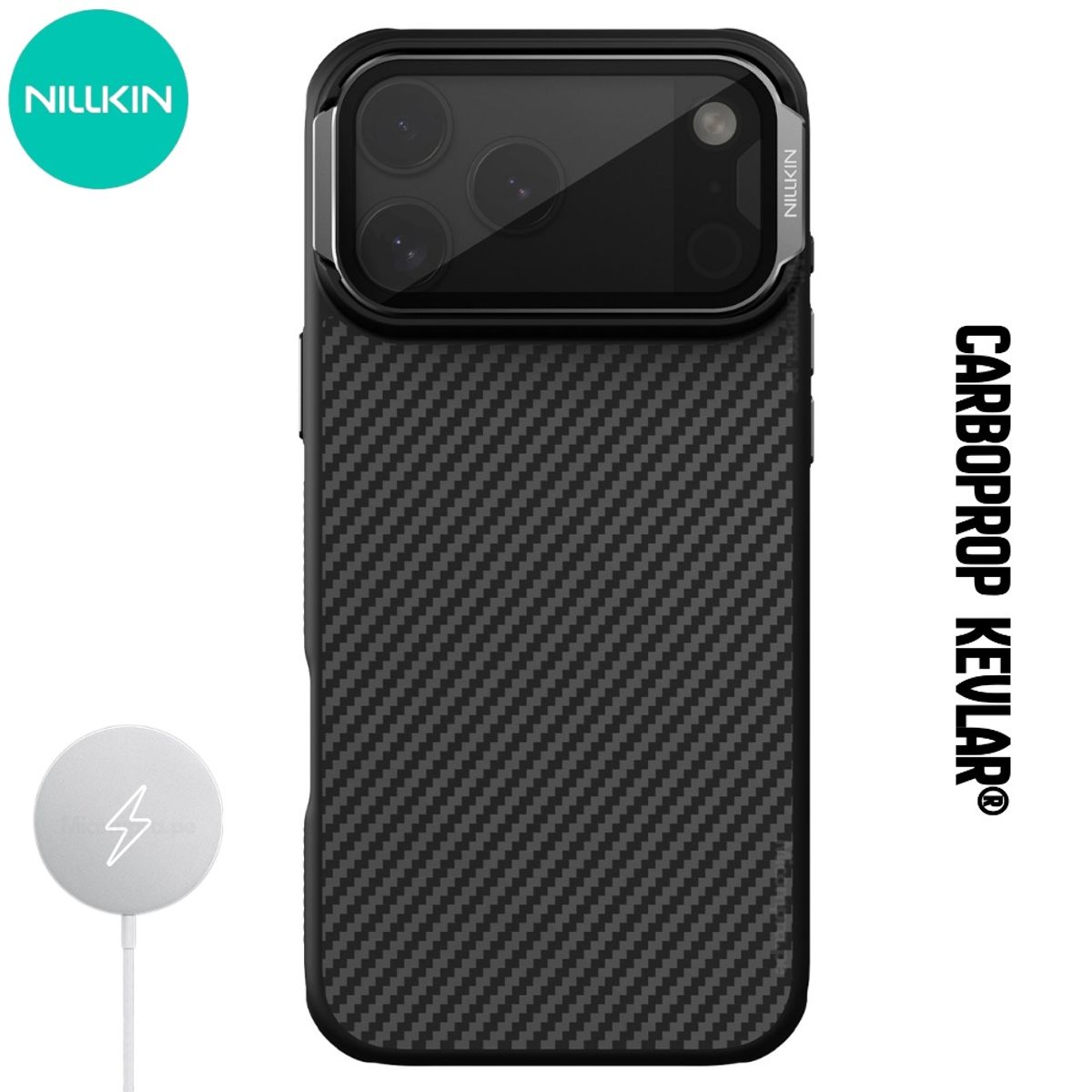 NILLKIN - Case Nillkin CarboProp Kevlar® - iPhone 17 Pro Max (MagSafe)