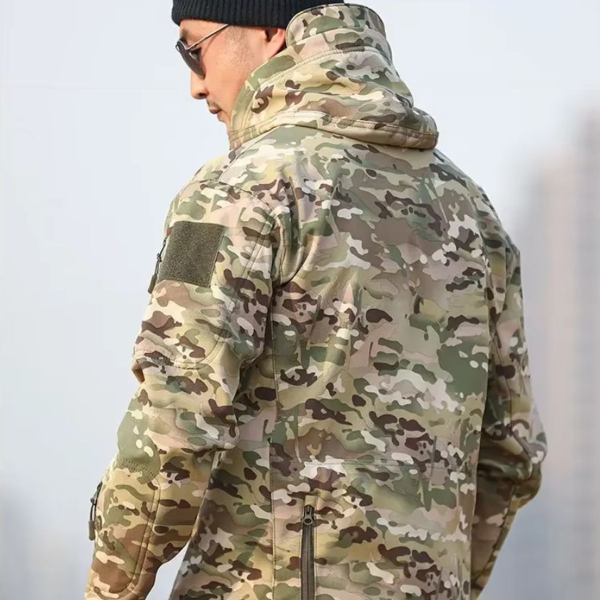 GENERICO - Casaca tactica Softshell impermeable chaqueta piel de tiburon clasica