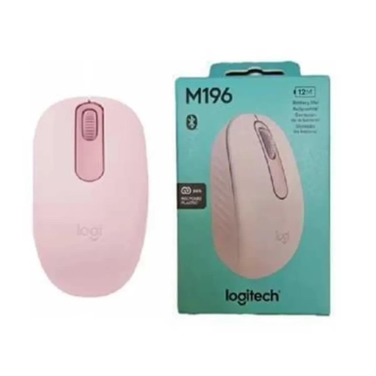 LOGITECH - Mouse Logitech M196 Bluetooth Rosado