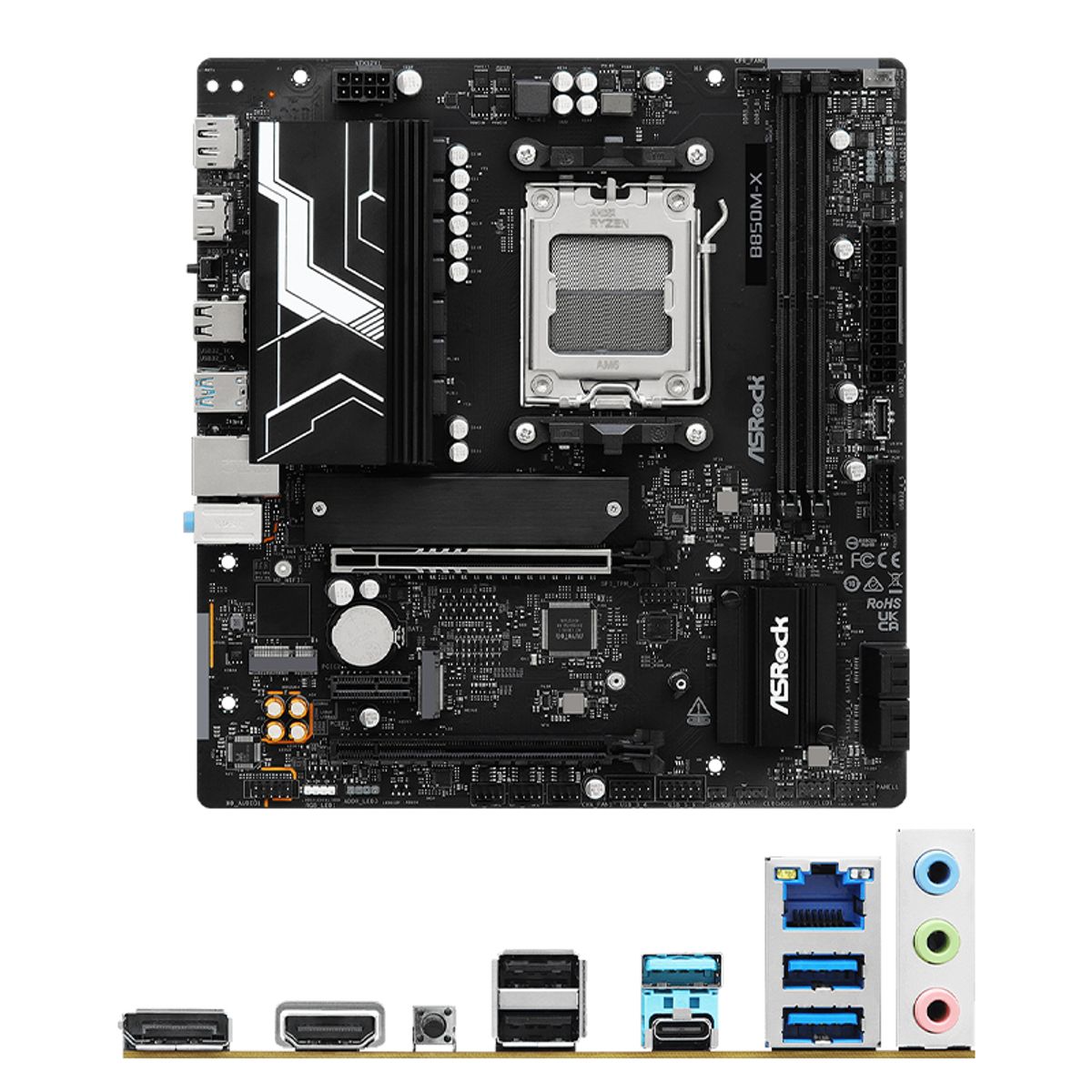 ASROCK - Motherboard ASROCK B850M-X R20 Chipset AMD B850 Socket AMD AM5 mATX