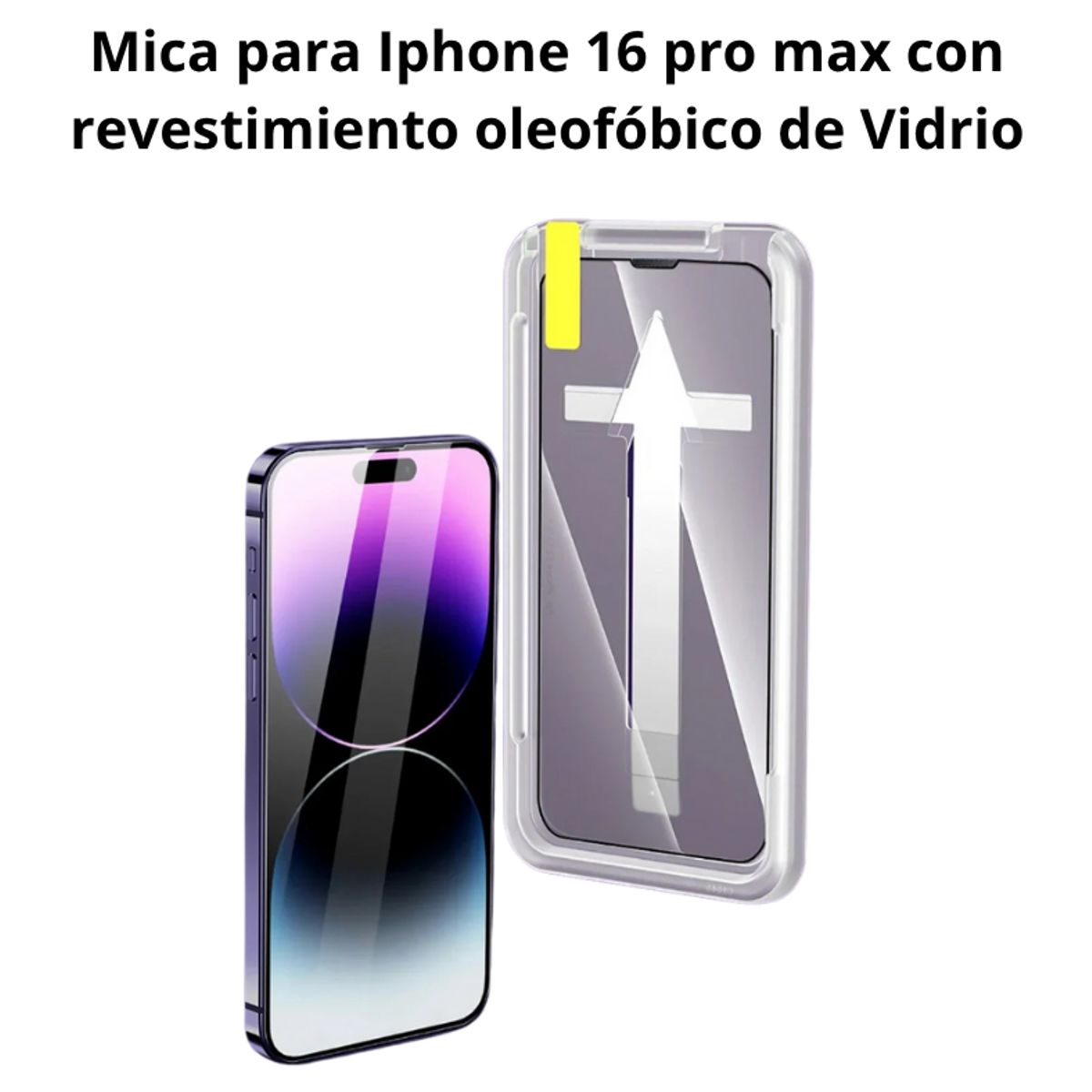 GENERICO - Protector de Pantalla Mica Vidrio Templado para Iphone 16 Pro Max