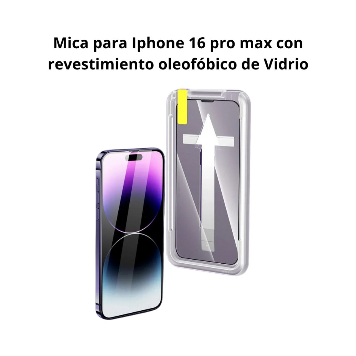 GENERICO - Protector de Pantalla Mica Vidrio Templado para Iphone 16 Pro Max
