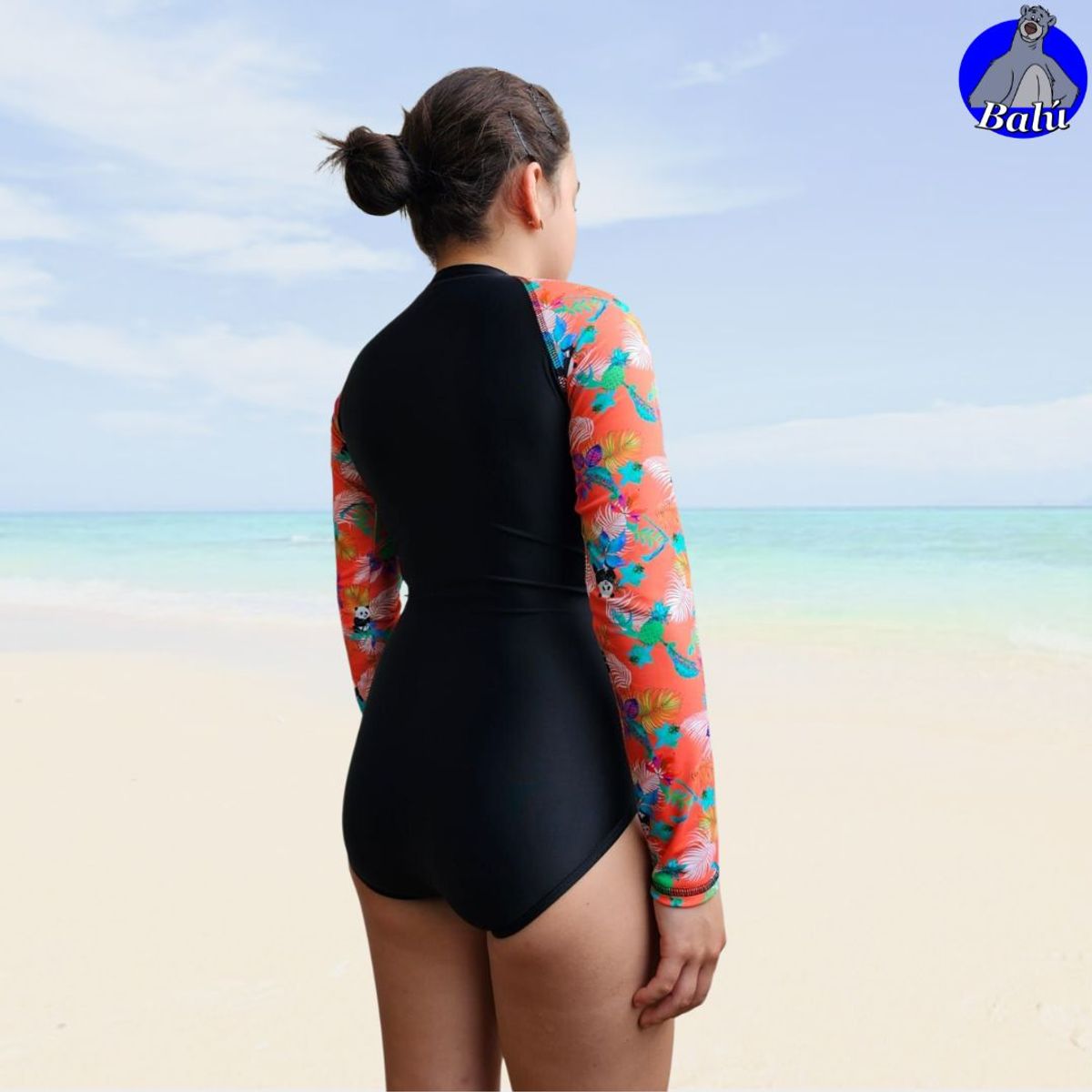 GENERICO - Ropa de baño enteriza para niñas y teen