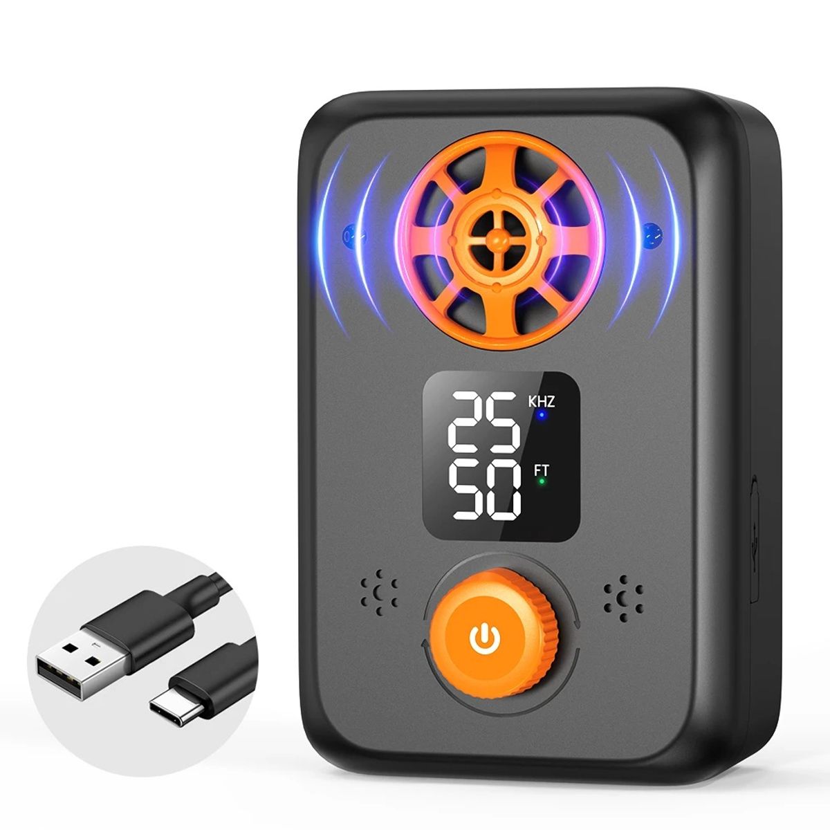 GENERICO - Dispositivo Ultrasonico Antiladridos Automático Recargable TZ-U57