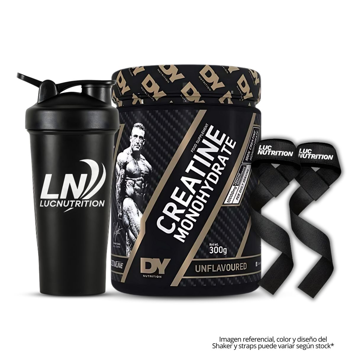 DORIAN YATES - Creatina Dorian Yates 300 G - Creatina Monohidratada + Shaker + Straps