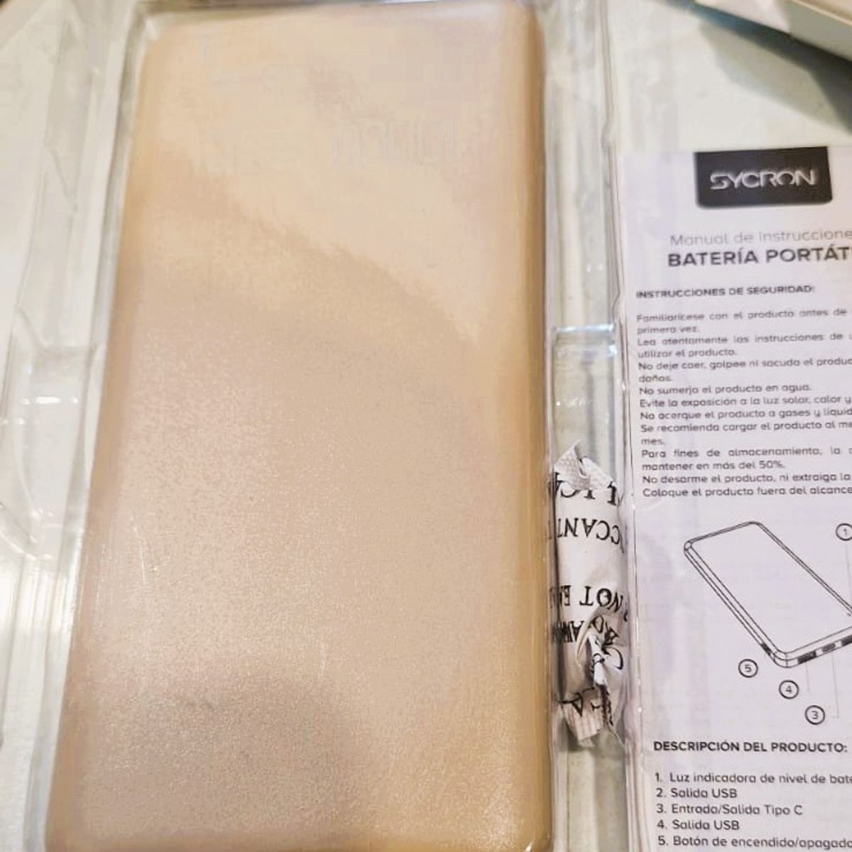 SYCRON - Bateria portátil SYCRON para celulares