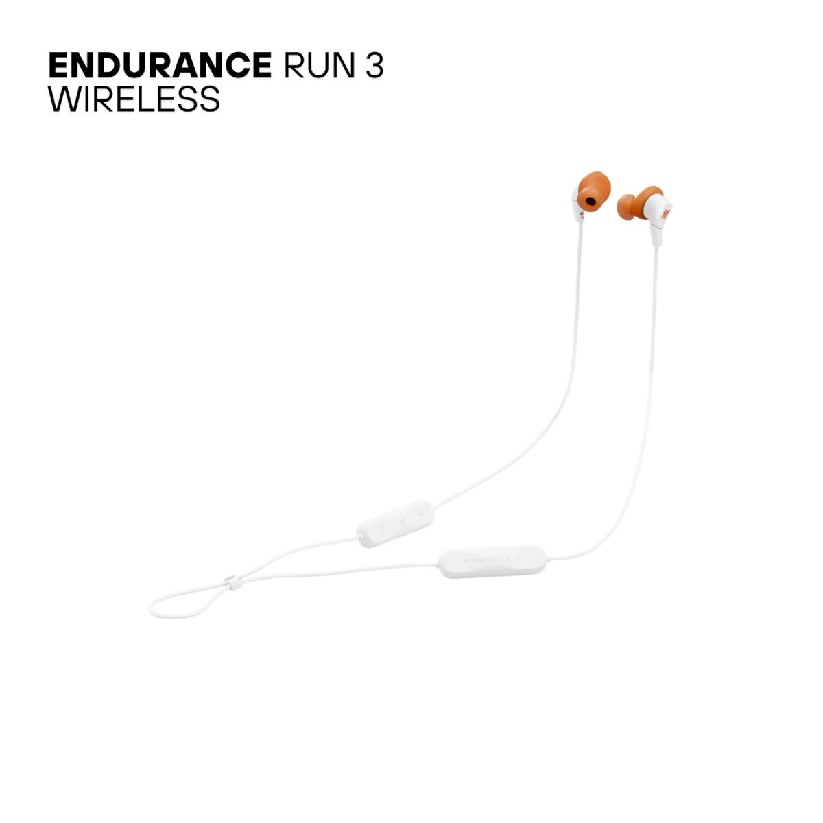 JBL - Audífono JBL Endurance Run 3 Wireless Deportivo Bluetooth 25 Hrs FlipHook - WH