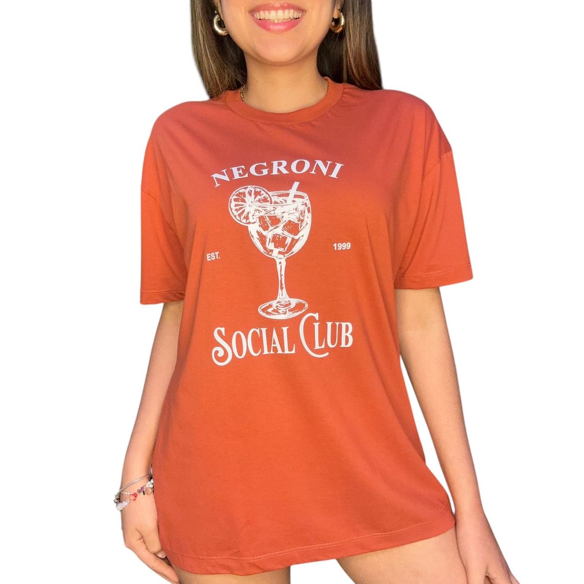 ENGELL - Polo Oversize Social Club Ladrillo