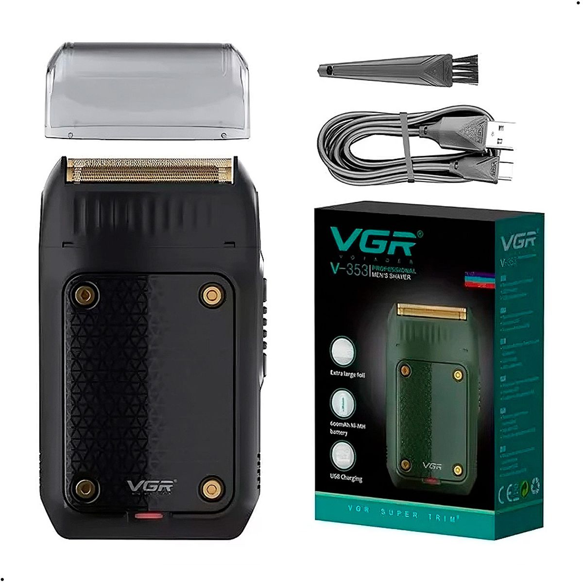 GENERICO - Afeitadora Mini Shaver Patillera Vgr V-353 Recargable