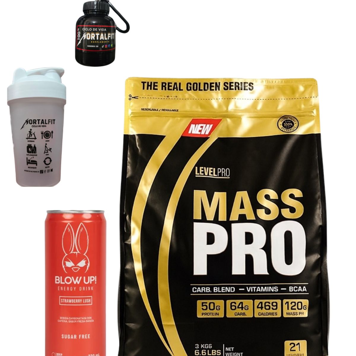 LEVEL PRO - Mass Pro 6.6 Lb + regalos