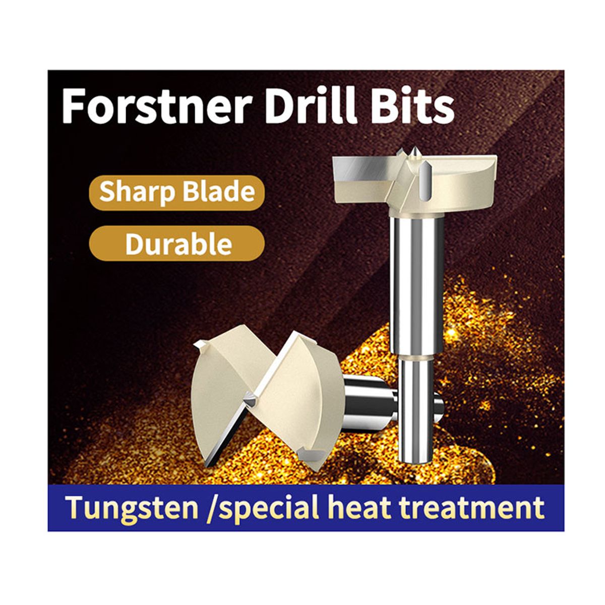 GENERICO - Broca Forstner 35mm  + Guia Para Bisagra