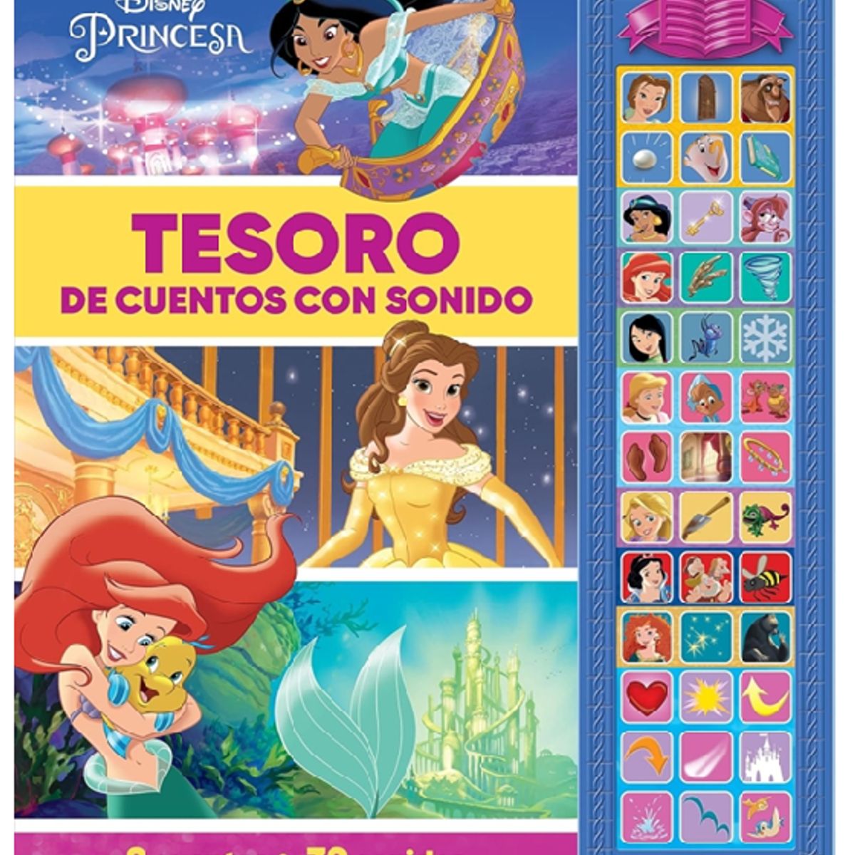 DISNEY CLASICOS - Disney Princesa Tesoro de cuentos con sonido