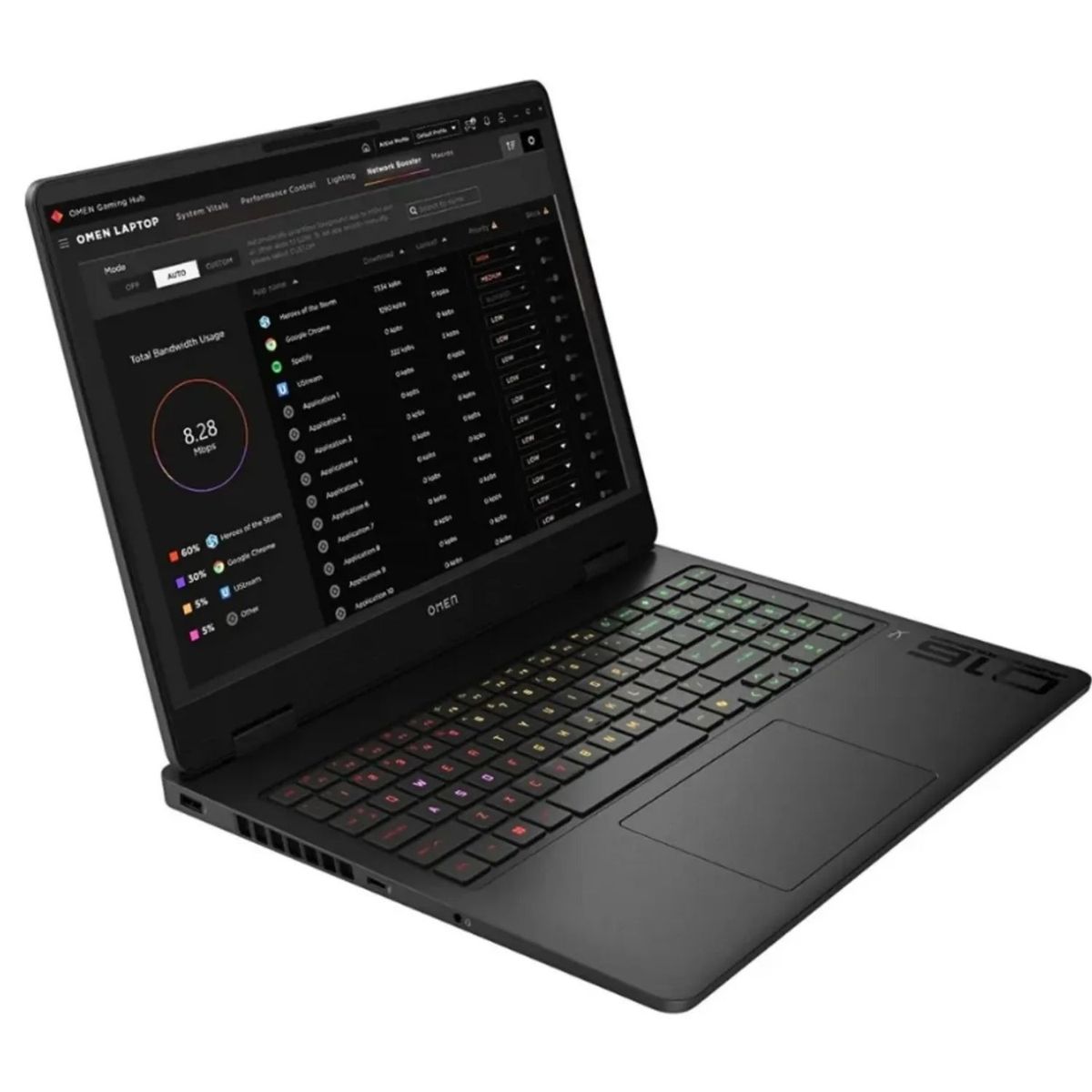 HP - Laptop HP Omen 16-AP0053DX AMD Ryzen 9-8940HX 32GB RAM 1TB SSD 16" Pulg. 2K  RTX5060-8GB WIN11