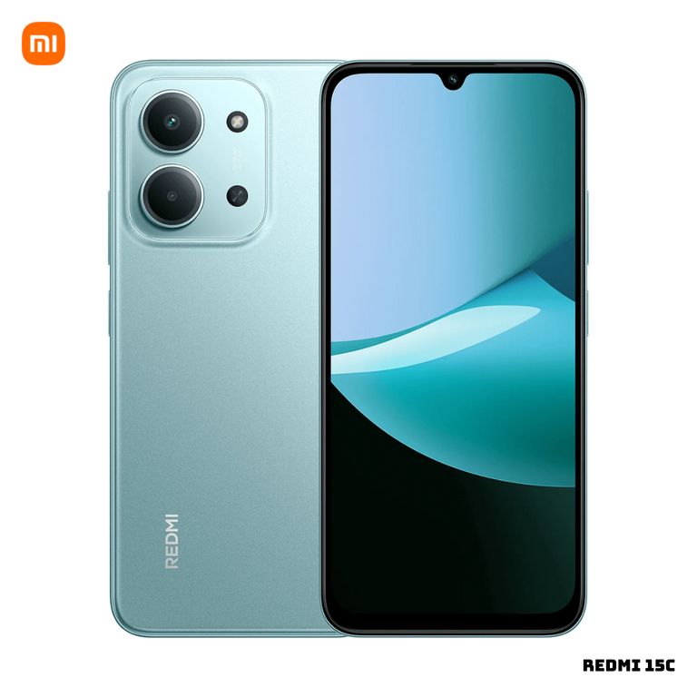 CELULAR XIAOMI REDMI 15C 4GB RAM 128GB ROM - VERDE MENTA REDMI ...
