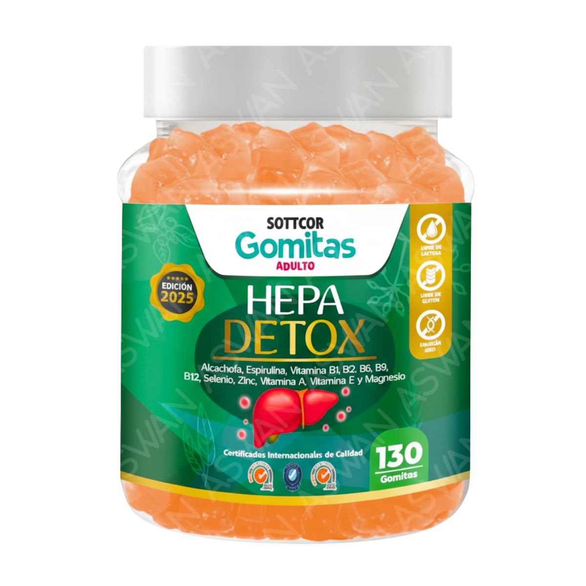GENERICO - Gomitas Hepadetox 130 Uds Sottcor